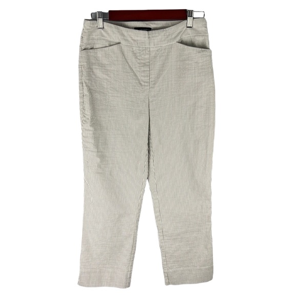Hilary Radley Pants - Hillary Radley Seersucker Pant Size Medium